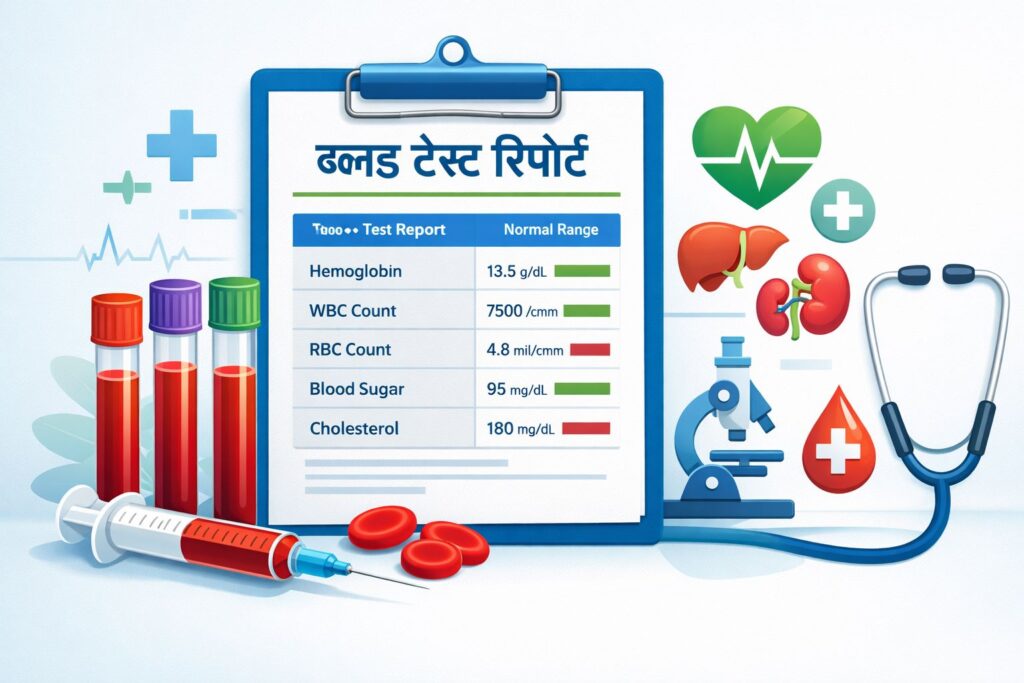 Blood test analysis