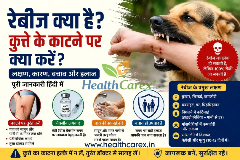 रेबीज (Rabies) क्या है? कुत्ते के काटने पर क्या करें | पूरी जानकारी