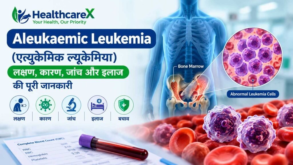 Aleukaemic Leukemia (एल्युकेमिक ल्यूकेमिया) के लक्षण, कारण, जांच और इलाज