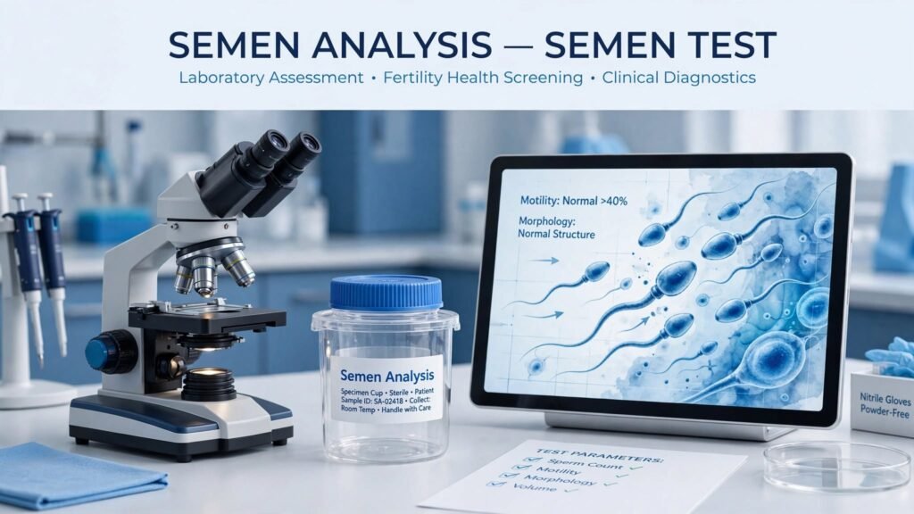 वीर्य जांच क्या है? - Semen Test का उद्देश्य, प्रक्रिया और नॉर्मल रिपोर्ट